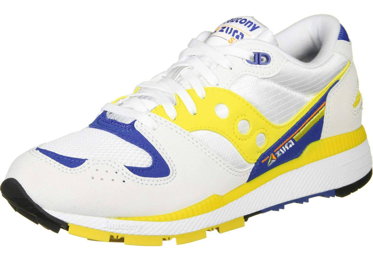 White/Yellow/Blue Saucony Shoes Z211549