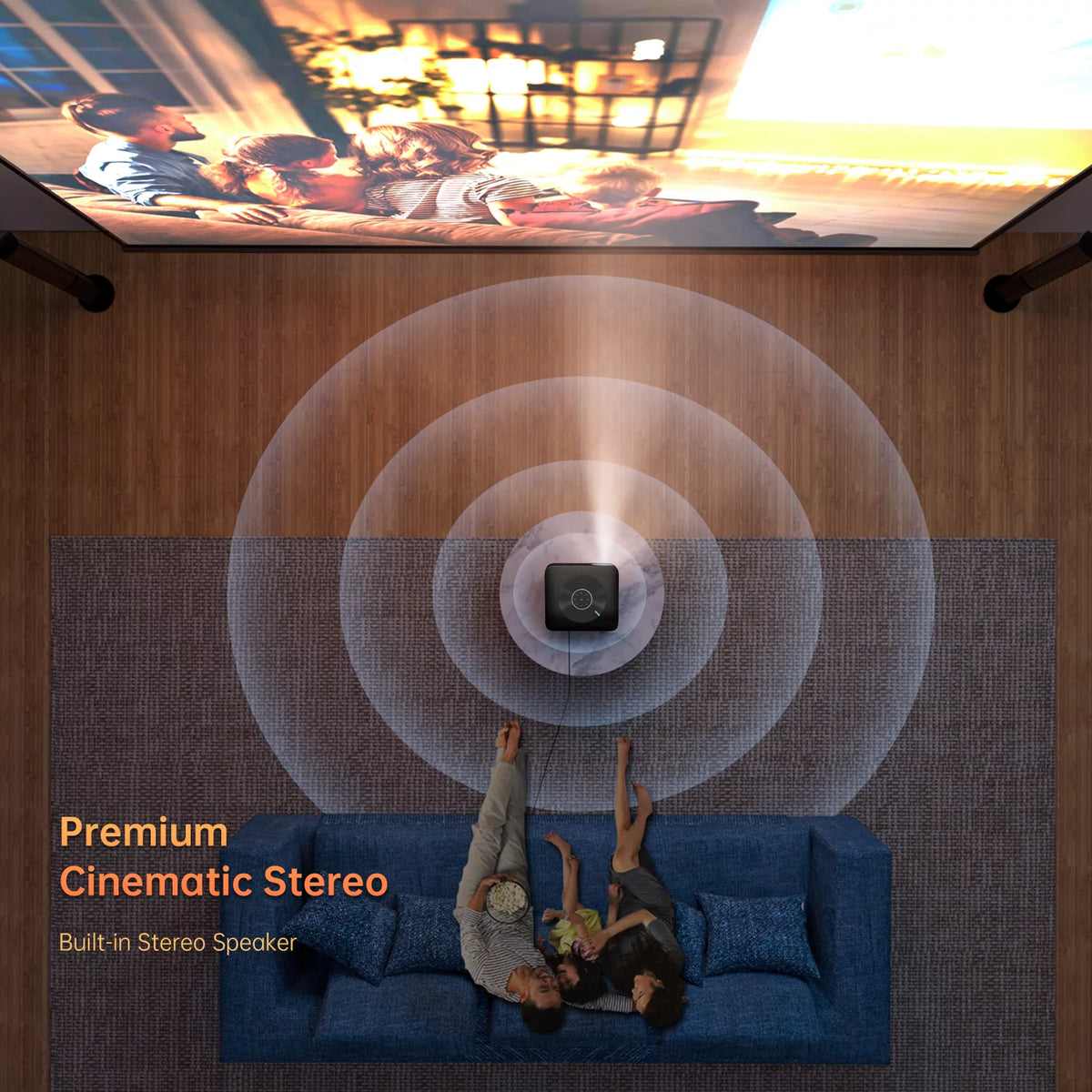 1080P Full HD LCD Portable Projector T539624