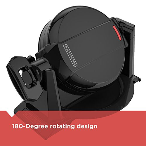 Black Rotating Waffle Maker L812100