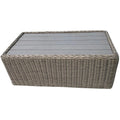 Dark Beige Aluminum Frame Coffee Table U3337