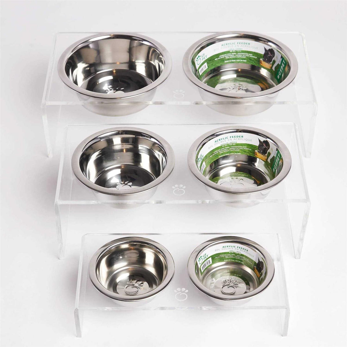 Acrylic Double Feeder A40065