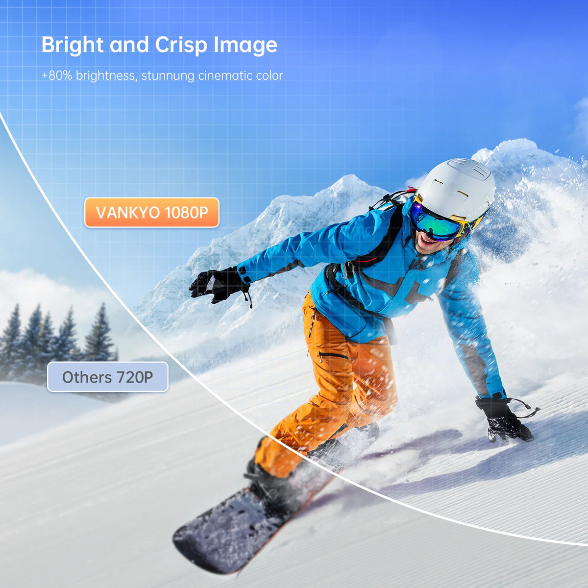 1080P Full HD LCD Portable Projector T539624