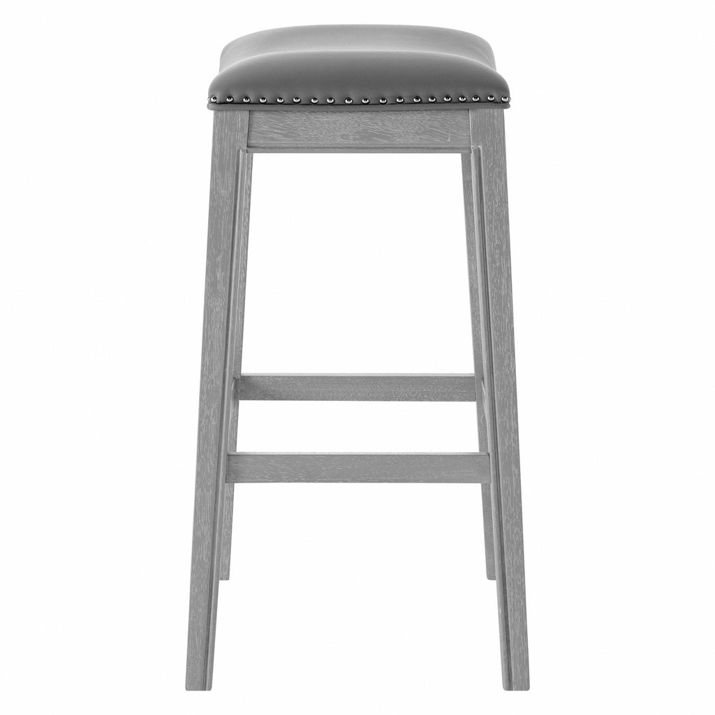 Blue PU Leather Bar Stool X119277