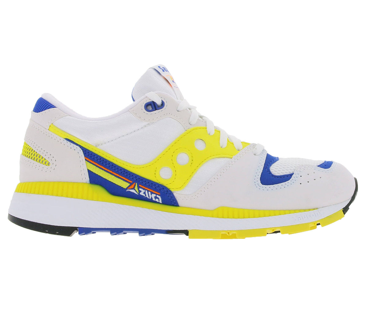 White/Yellow/Blue Saucony Shoes Z211549