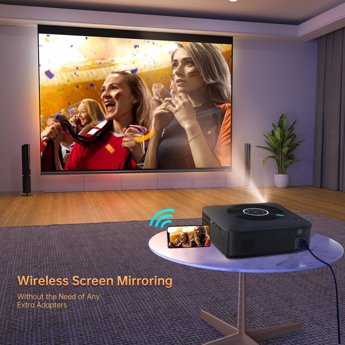 1080P Full HD LCD Portable Projector T539624