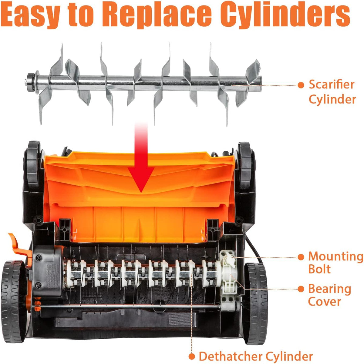 13-Inch 12AMP Scarifier and Dethatcher B549