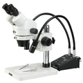 3.5X-180X Zoom Stereo Microscope with Gooseneck LED Lights P40668