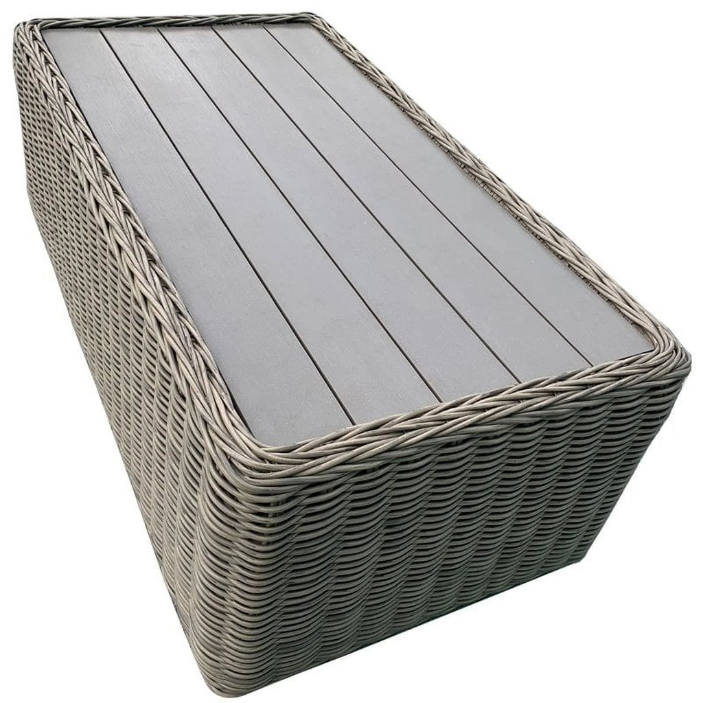 Dark Beige Aluminum Frame Coffee Table U3337